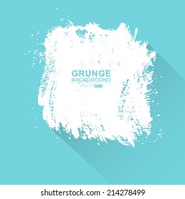 Vector figured brush strokes brush and ink.