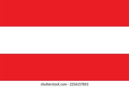 Vector file of Austria flag