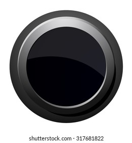 vector file of black button