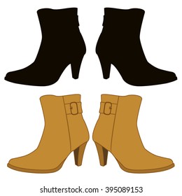 Vector file of boots