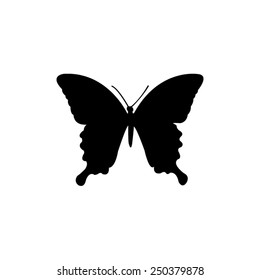 vector file of butterfly silhouette