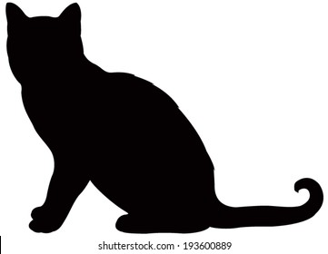 vector file of cat