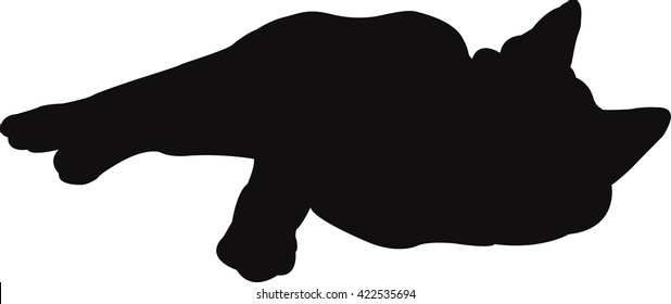 Vector file of cat silhouette 08