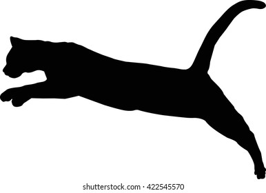 Vector file of cat silhouette 13