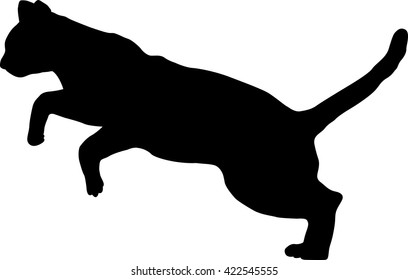 Vector file of cat silhouette 16