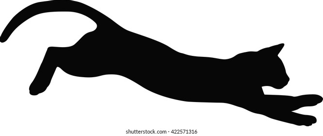 Vector file of cat silhouette 24