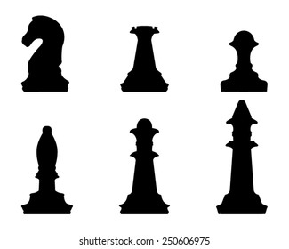 vector file of chess silhouette