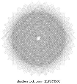 Vector file of circle geometric shapes. 