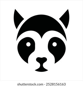 Vector file contains a silhouette of an animal icon