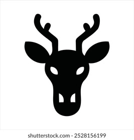 Vector file contains a silhouette of an animal icon