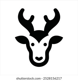 Vector file contains a silhouette of an animal icon