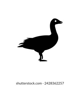 vector file of duck silhouette