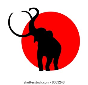 vector file elephant silhouette