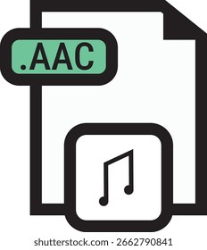 Diseño de icono de extensión de archivo de Vector para Sitio web
