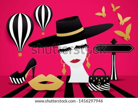 Vector file. fashion visual merchandising  