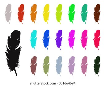 vector file of feather
