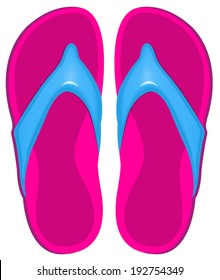 Vector File Flip Flop Stock Vector (Royalty Free) 192754349 | Shutterstock