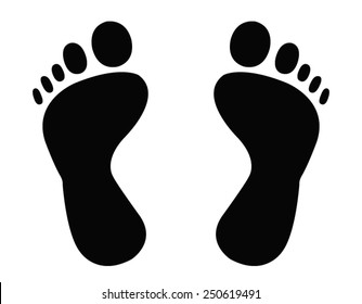 vector file of footprint