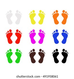vector file of footprint