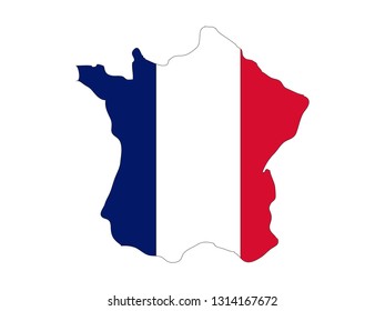 vector file of France map