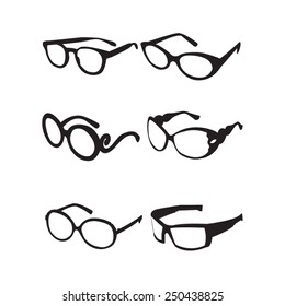 vector file of glasses