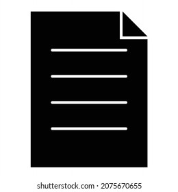 Vector File Glyph Icon Design
