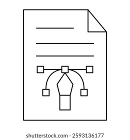 Vector File Glyph Icon Design For Personal nad Commercial Use