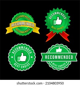 Vector File Green thumbs recommended for sale,promotion, discount, icon, price tags. please use it for your design needs
