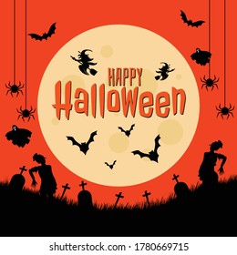 Vector file for Halloween theme celebration