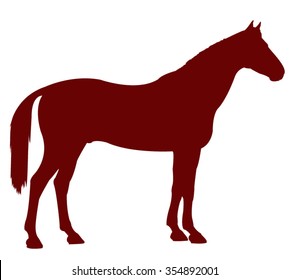 vector file of horse silhouette