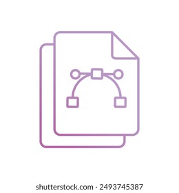 vector file icon with white background vector stock illustration