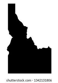 vector file of idaho map
