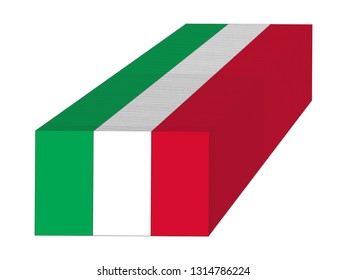 vector file of Italy flag