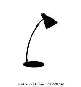 vector file of lamp silhouette