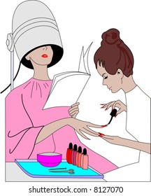 vector file manicure