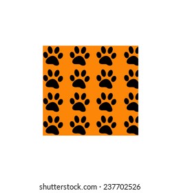 vector file of paw print