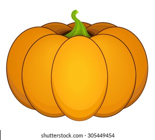 vector file of pumpkin