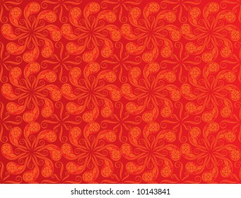 vector file of red color pattern design