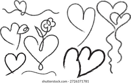 Vector file representation valentines love