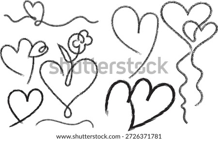 Vector file representation valentines love