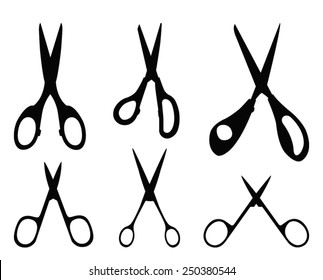 vector file of  scissor silhouette