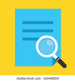 Vector File Search Icon
