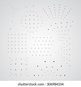 Vector file. A set of points for various backgrounds