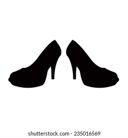 vector file of shoes silhouette