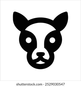 Vector file for a silhouetted animal icon