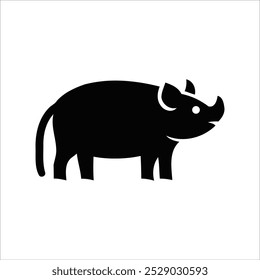 Vector file for a silhouetted animal icon