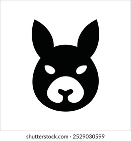 Vector file for a silhouetted animal icon