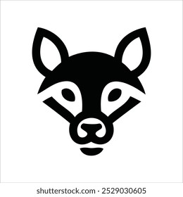 Vector file for a silhouetted animal icon