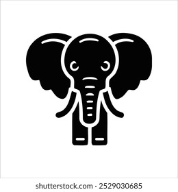 Vector file for a silhouetted animal icon