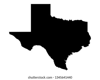 vector file of texas usa map